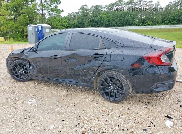 2HGFC2F5XJH594076 2018 HONDA CIVIC Black Rear left