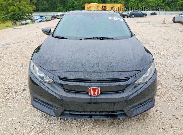 2HGFC2F5XJH594076 2018 HONDA CIVIC Black Front view