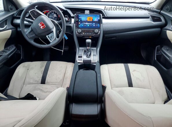 2HGFC2F5XJH594076 2018 HONDA CIVIC Black Dashboard view