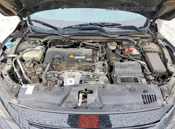 2HGFC2F5XJH594076 2018 HONDA CIVIC Black Rear interior view