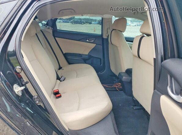 2HGFC2F5XJH594076 2018 HONDA CIVIC Black Rear seats view