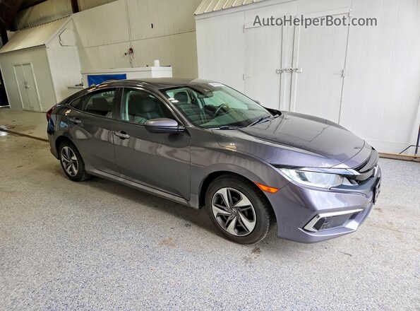 2HGFC2F60KH513127 2019 HONDA CIVIC Gray 