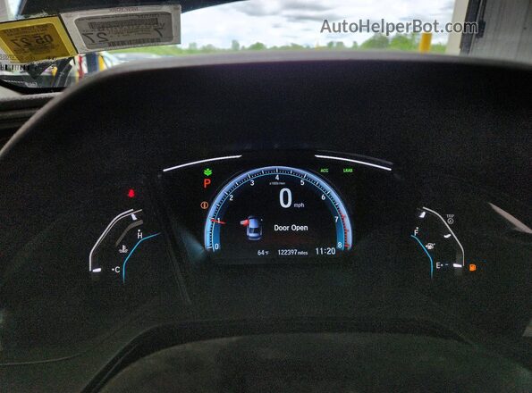 2HGFC2F60KH513127 2019 HONDA CIVIC Gray 