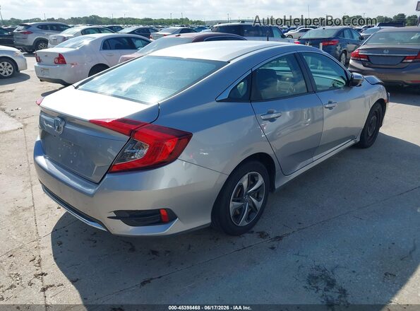 2HGFC2F60KH605399 2019 HONDA CIVIC Silver Задня права чверть