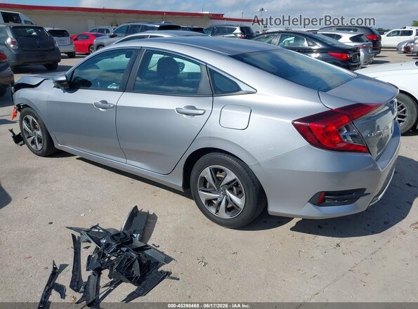 2HGFC2F60KH605399 2019 HONDA CIVIC Silver Задня ліва чверть