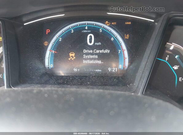 2HGFC2F60KH605399 2019 HONDA CIVIC Silver Вид задніх сидінь