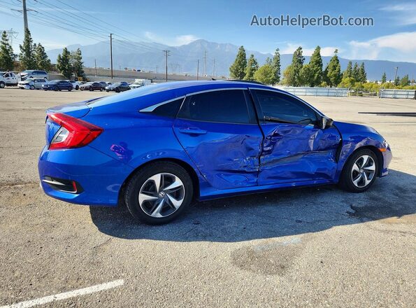 2HGFC2F60LH547117 2020 HONDA CIVIC Blue უკანა მარჯვენა