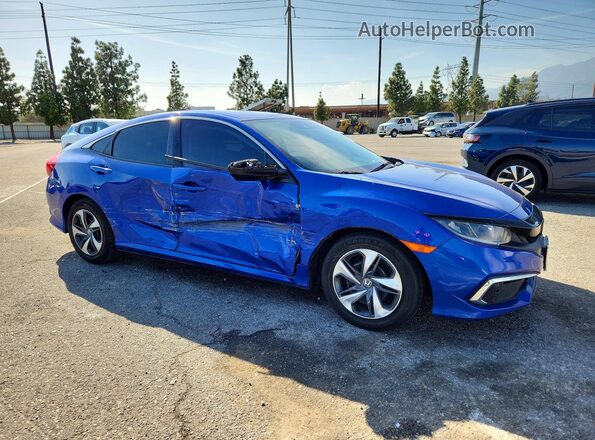2HGFC2F60LH547117 2020 HONDA CIVIC Blue წინა მარჯვენა
