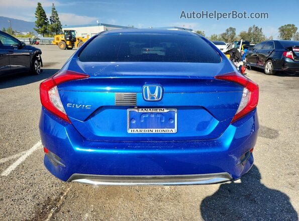 2HGFC2F60LH547117 2020 HONDA CIVIC Blue უკანა ხედი