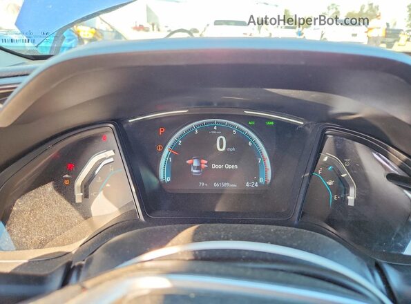 2HGFC2F60LH547117 2020 HONDA CIVIC Blue ხელსაწყოთა პანელის ხედი