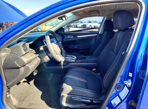 2HGFC2F60LH547117 2020 HONDA CIVIC Blue წინა სალონის ხედი