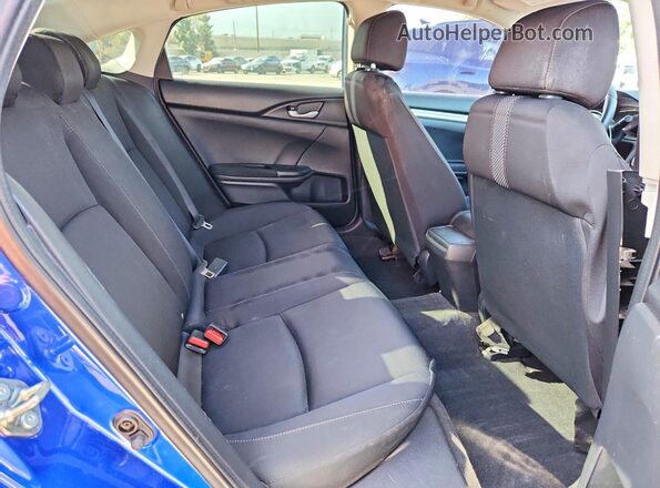 2HGFC2F60LH547117 2020 HONDA CIVIC Blue უკანა სავარძლების ხედი