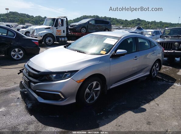 2HGFC2F60LH555055 2020 HONDA CIVIC Silver Передня ліва чверть