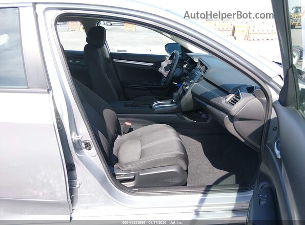 2HGFC2F60LH555055 2020 HONDA CIVIC Silver Вид салону спереду