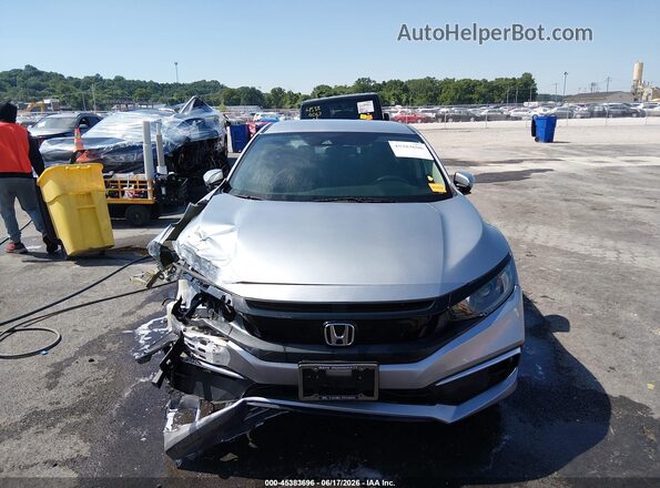 2HGFC2F60LH555055 2020 HONDA CIVIC Silver Вид щитка приладів