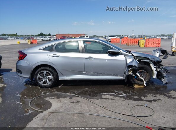 2HGFC2F60LH555055 2020 HONDA CIVIC Silver Вид задньої частини салону