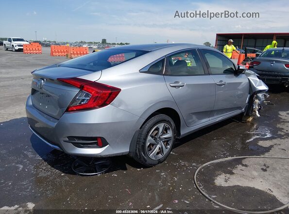 2HGFC2F60LH555055 2020 HONDA CIVIC Silver Задня права чверть