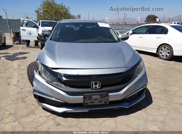 2HGFC2F60LH573023 2020 HONDA CIVIC Silver Вид щитка приладів