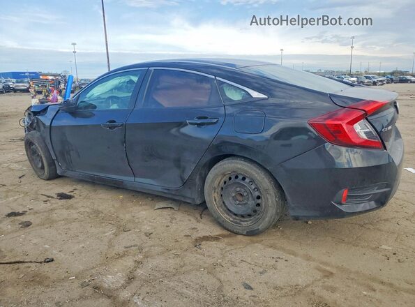 2HGFC2F60MH526897 2021 HONDA CIVIC Черный Задняя левая четверть