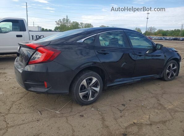 2HGFC2F60MH526897 2021 HONDA CIVIC Черный Задняя правая четверть