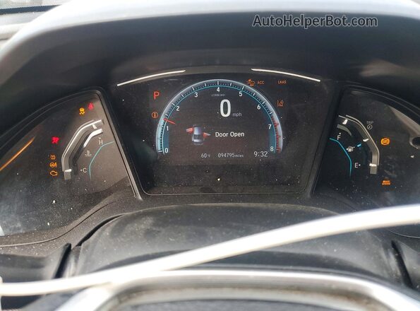 2HGFC2F60MH526897 2021 HONDA CIVIC Черный Вид щитка приборов