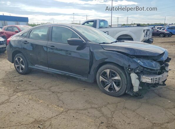 2HGFC2F60MH526897 2021 HONDA CIVIC Черный Передняя правая четверть