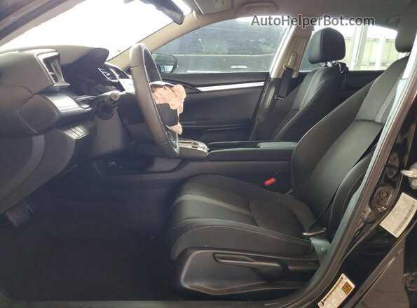 2HGFC2F60MH527354 2021 HONDA CIVIC Black Widok wnętrza z przodu