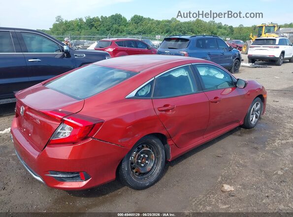 2HGFC2F60MH539875 2021 HONDA CIVIC Red Rear right