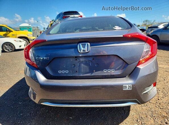 2HGFC2F60MH556417 2021 HONDA CIVIC Charcoal Widok z tyłu