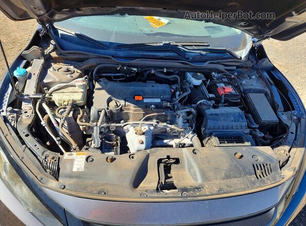 2HGFC2F60MH556417 2021 HONDA CIVIC Charcoal Widok wnętrza z tyłu