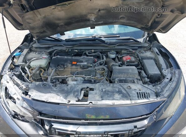 2HGFC2F61KH505019 2019 HONDA CIVIC Blue Հետևի տեսք
