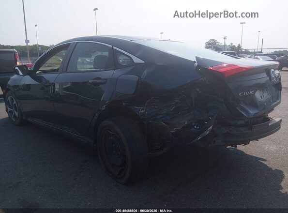 2HGFC2F61KH561722 2019 HONDA CIVIC Navy Задняя левая четверть