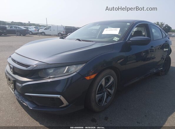 2HGFC2F61KH561722 2019 HONDA CIVIC Navy Передняя левая четверть