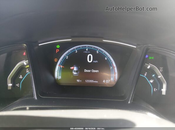 2HGFC2F61KH568993 2019 HONDA CIVIC Blue Vista de los asientos traseros