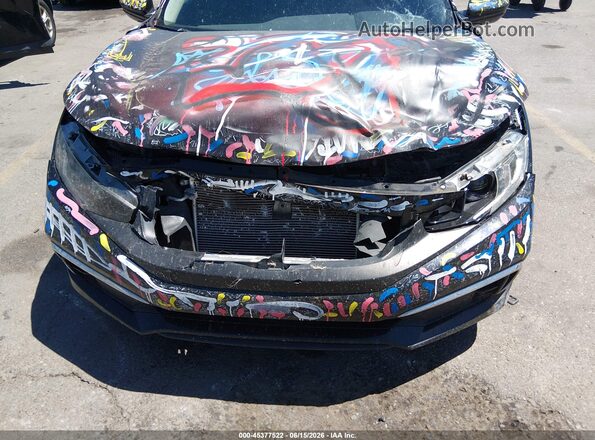 2HGFC2F61KH591688 2019 HONDA CIVIC Black Вид спереду