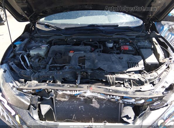2HGFC2F61KH591688 2019 HONDA CIVIC Black Вид ззаду