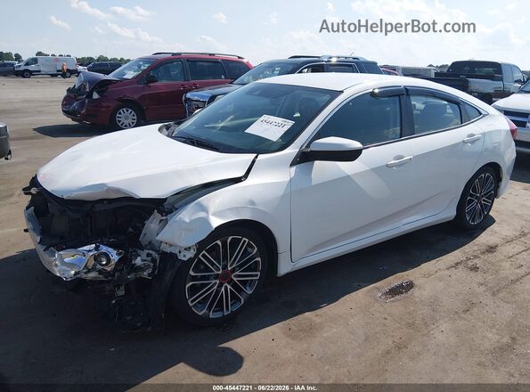 2HGFC2F61KH593988 2019 HONDA CIVIC White Front left