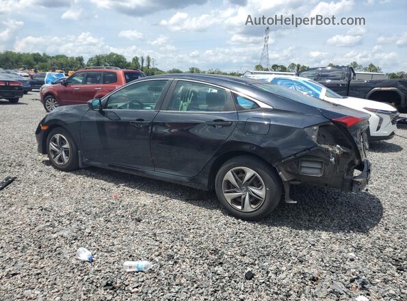 2HGFC2F61LH516765 2020 HONDA CIVIC Charcoal Rear left