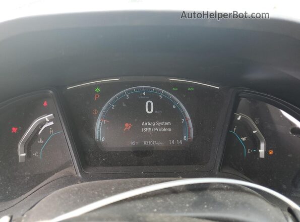 2HGFC2F61LH516765 2020 HONDA CIVIC Charcoal Instrument cluster view