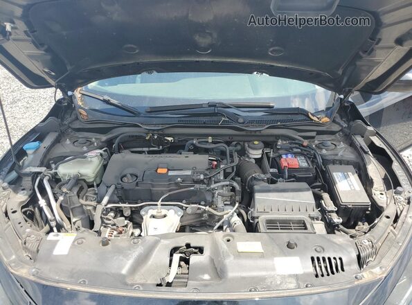 2HGFC2F61LH516765 2020 HONDA CIVIC Charcoal Rear interior view
