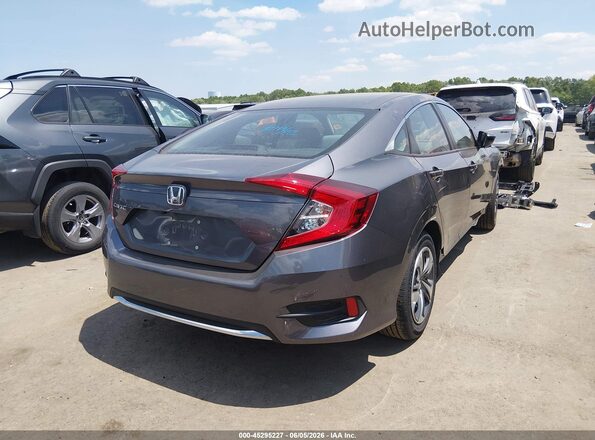 2HGFC2F61LH548941 2020 HONDA CIVIC Gray Հետևի աջ