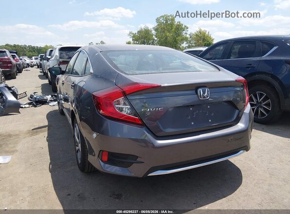 2HGFC2F61LH548941 2020 HONDA CIVIC Gray Հետևի ձախ
