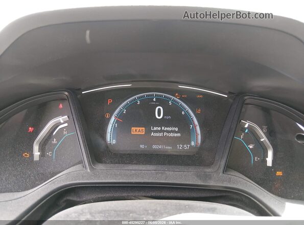 2HGFC2F61LH548941 2020 HONDA CIVIC Gray Հետևի նստատեղերի տեսք