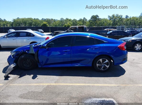 2HGFC2F61LH575041 2020 HONDA CIVIC Синий Панорамный вид салона 360°