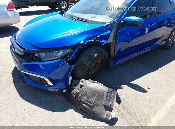 2HGFC2F61LH575041 2020 HONDA CIVIC Синий Вид спереди