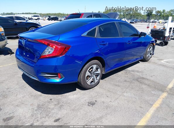 2HGFC2F61LH575041 2020 HONDA CIVIC Синий Задняя правая четверть