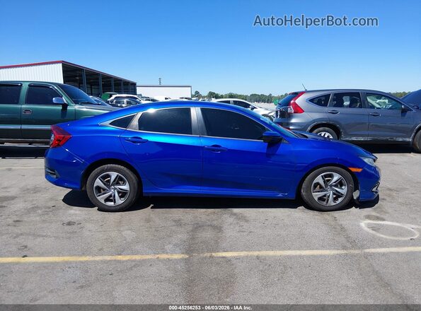 2HGFC2F61LH575041 2020 HONDA CIVIC Синий Вид задней части салона