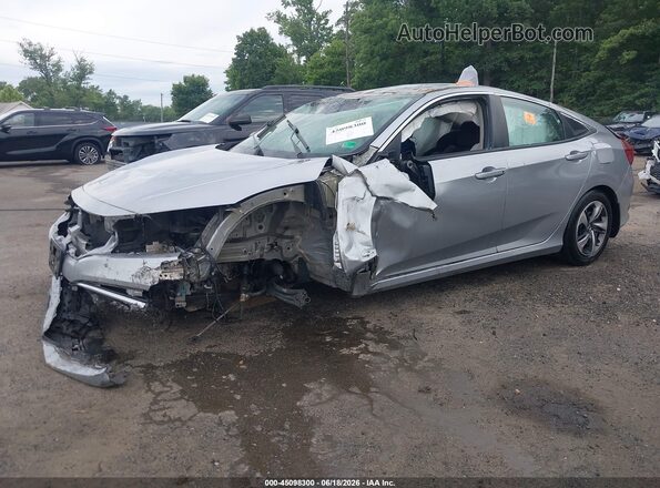 2HGFC2F61MH500406 2021 HONDA CIVIC Серебряный Передняя левая четверть