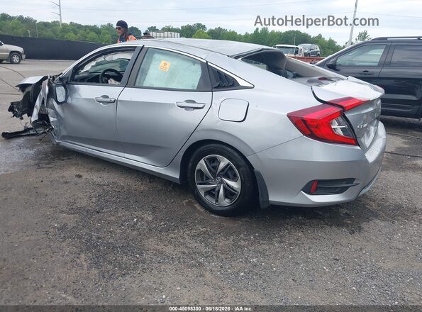 2HGFC2F61MH500406 2021 HONDA CIVIC Серебряный Задняя левая четверть