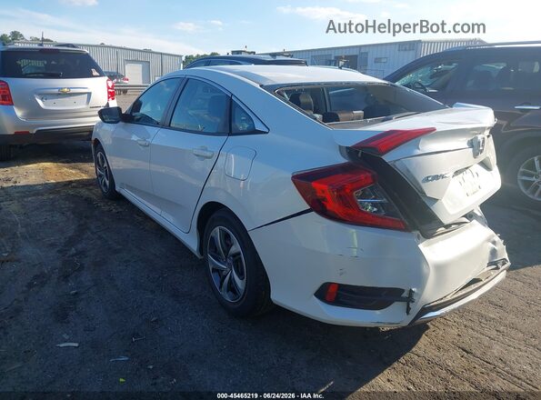 2HGFC2F61MH514371 2021 HONDA CIVIC White Trasero izquierdo